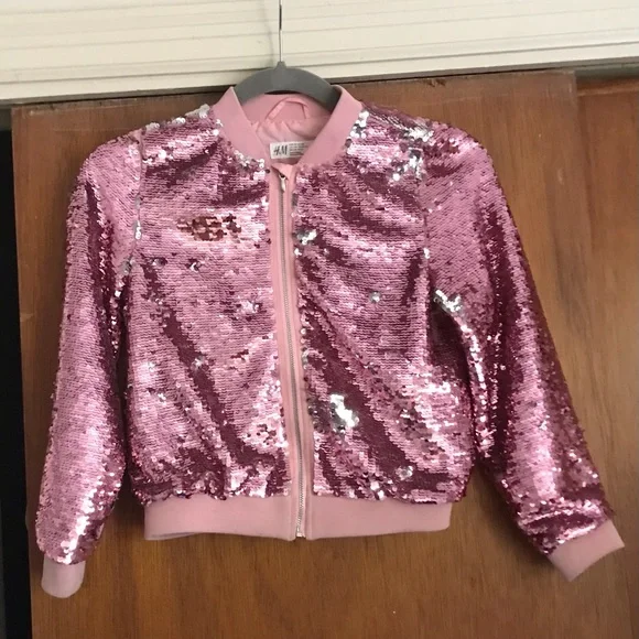 Pink sequin jacket